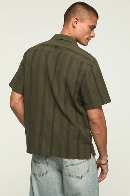 SS TEXTURED CAMP COLLAR SHIRT, image 3
