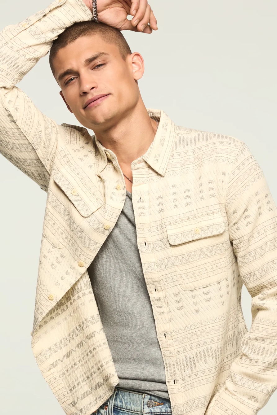 JACQUARD HUMBOLDT UTILITY SHIRT, image 2