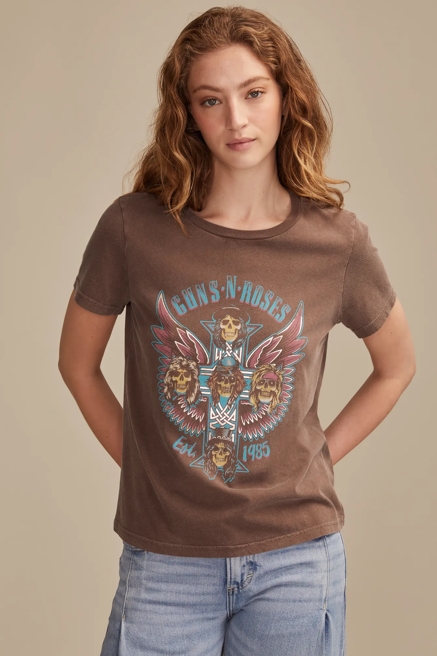 GUNS N ROSES WINGS CLASSIC CREW, image 1