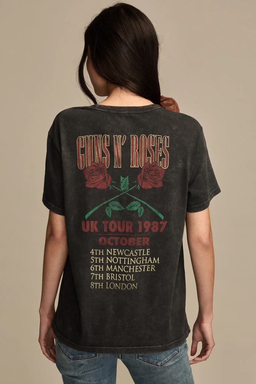 GUNS N ROSES STUDDED BOYFRIEND TEE, image 2