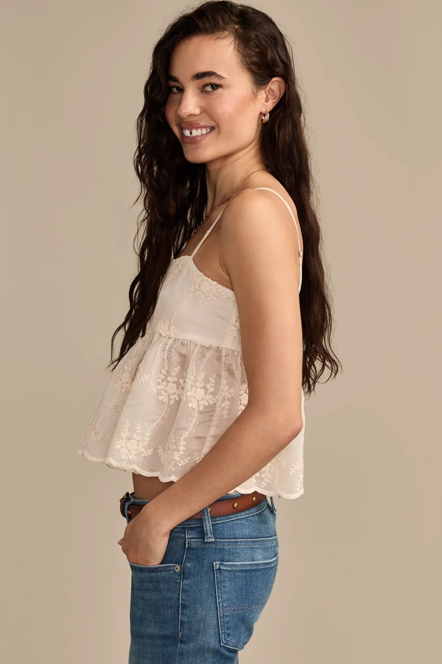 FLORAL LACE CAMI, image 4