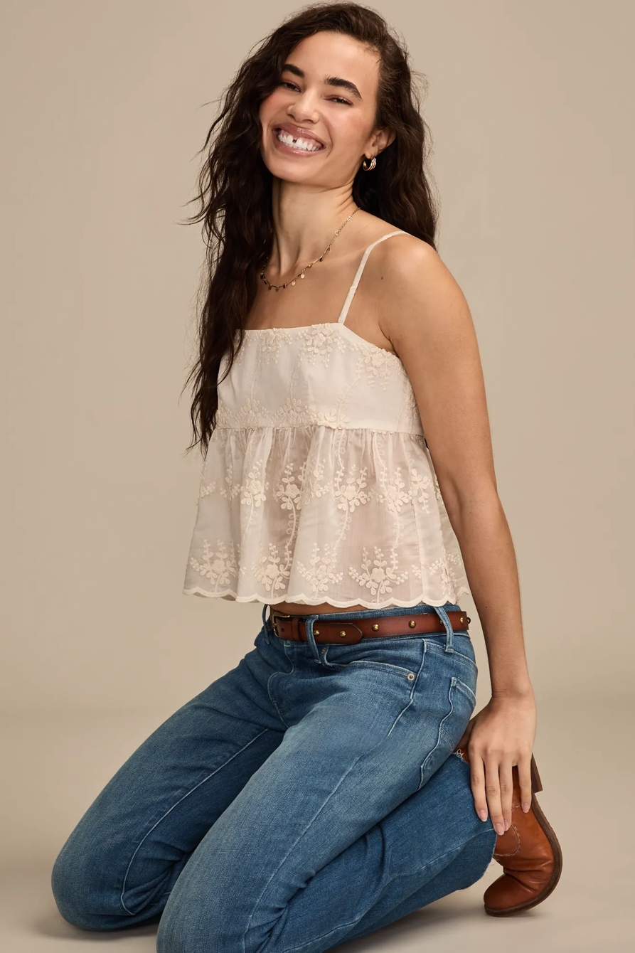 FLORAL LACE CAMI, image 5