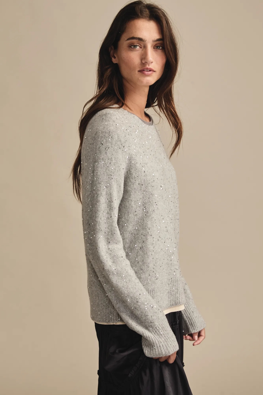 SEQUIN CREW NECK SWEATER, image 4