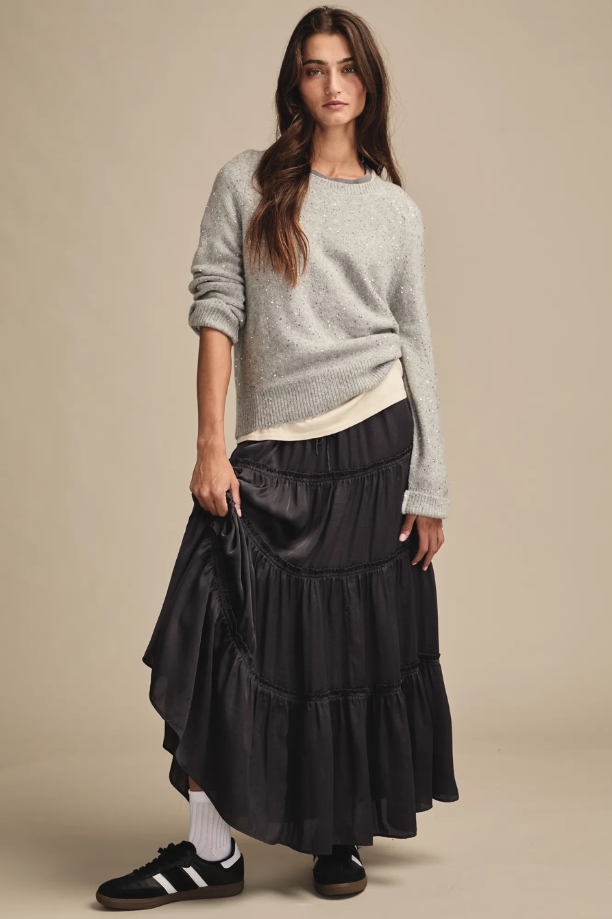 SEQUIN CREW NECK SWEATER, image 6