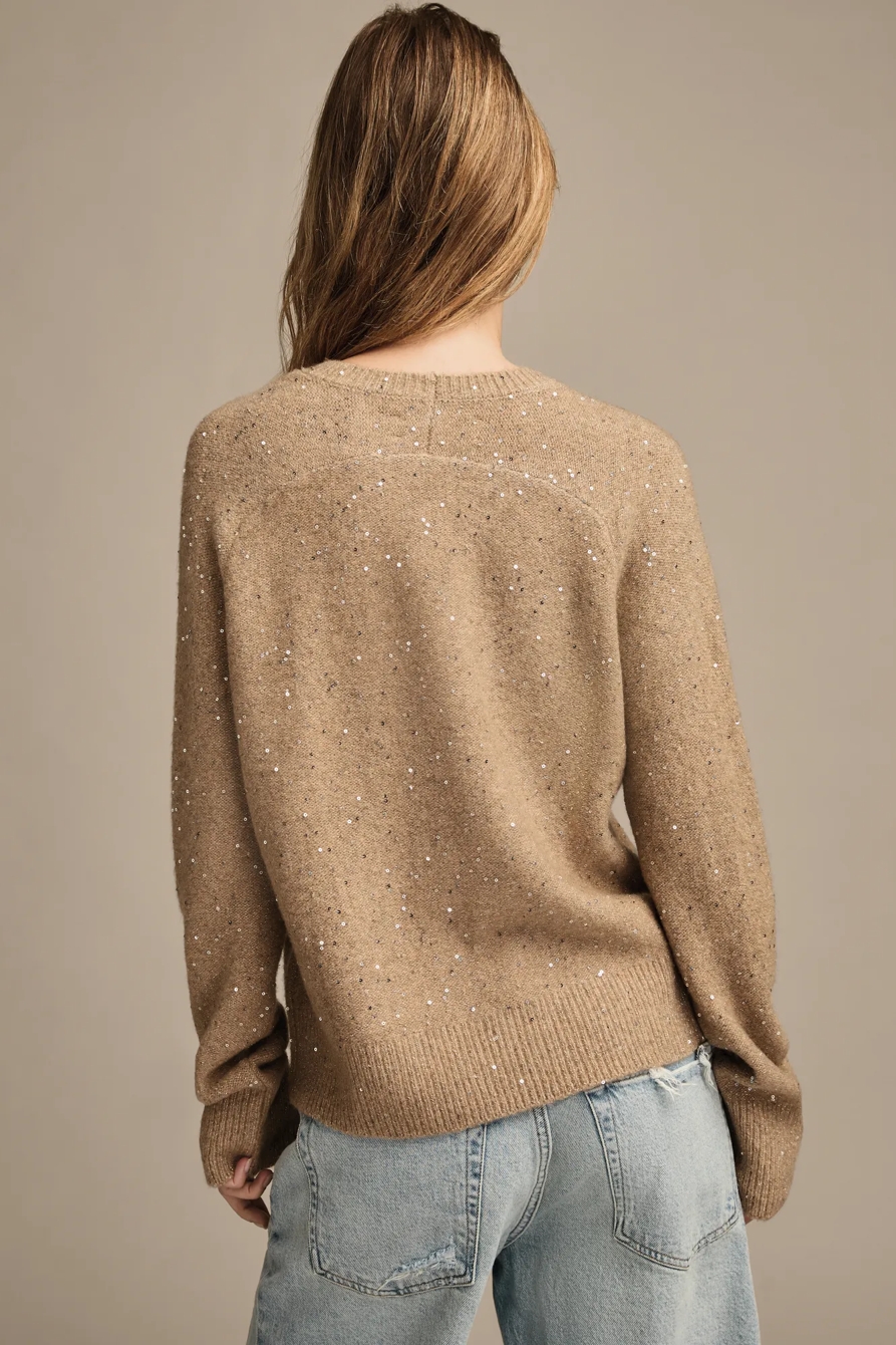 SEQUIN CREW NECK SWEATER, image 3