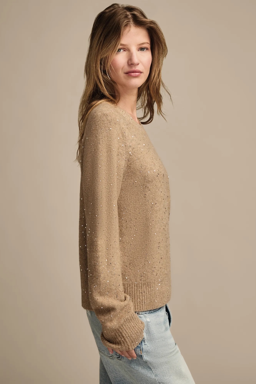 SEQUIN CREW NECK SWEATER, image 4