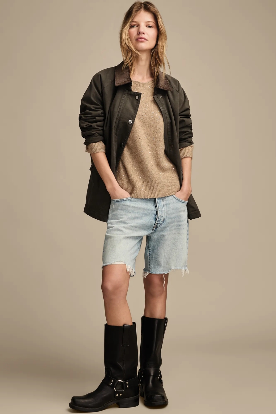 SEQUIN CREW NECK SWEATER, image 5