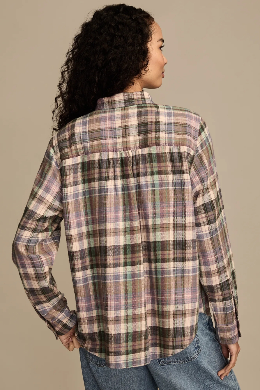CLYDE PLAID BOYFRIEND BUTTONDOWN SHIRT, image 3