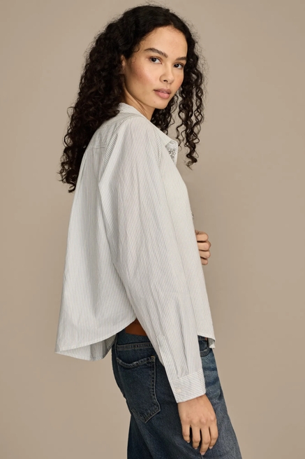 BEJEWELED BUTTON UP SHIRT, image 4