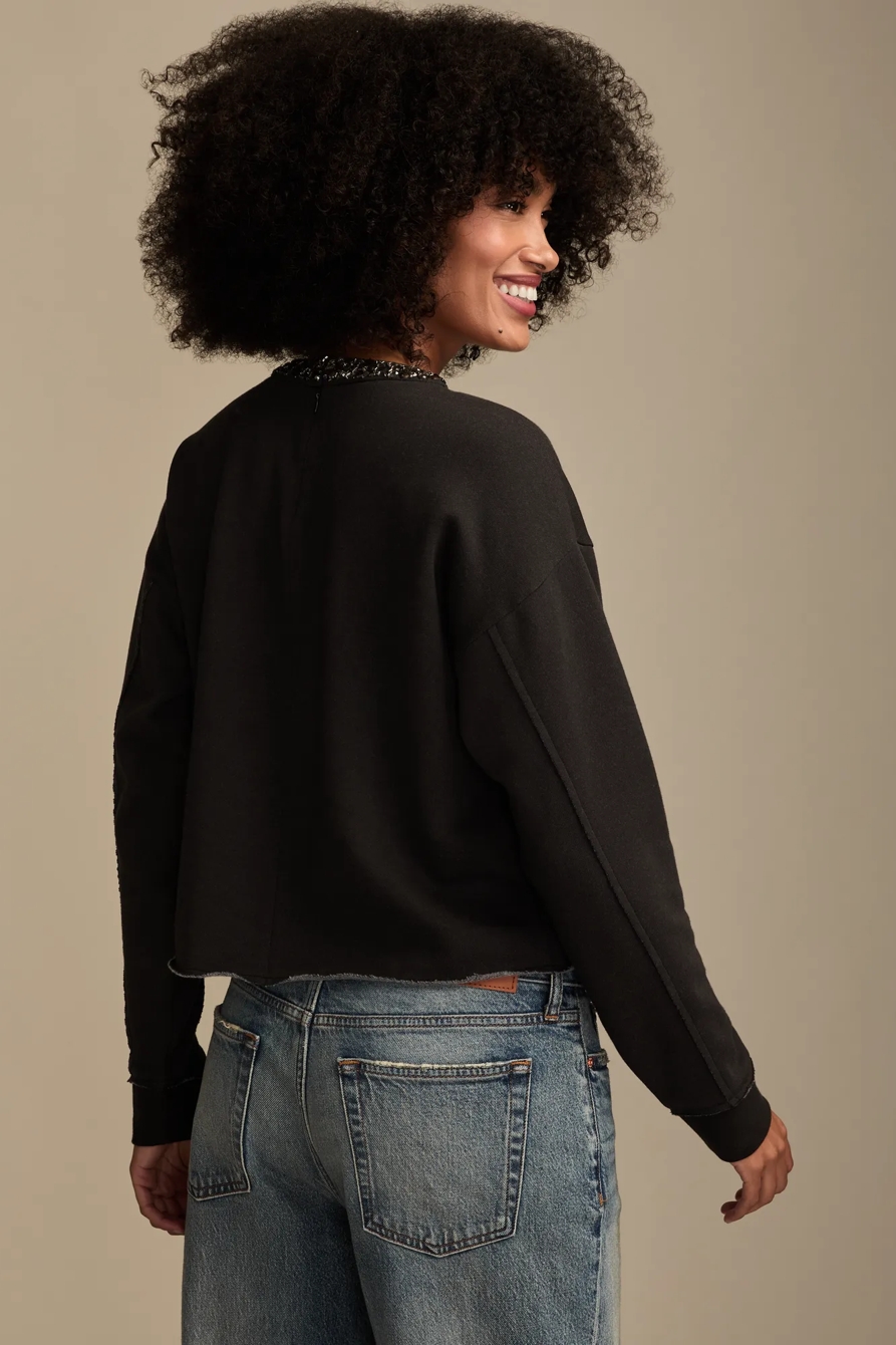 JEWELLED CREW NECK SWEATSHIRT, image 3
