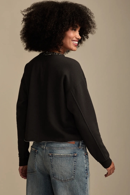 JEWELLED CREW NECK SWEATSHIRT, image 3