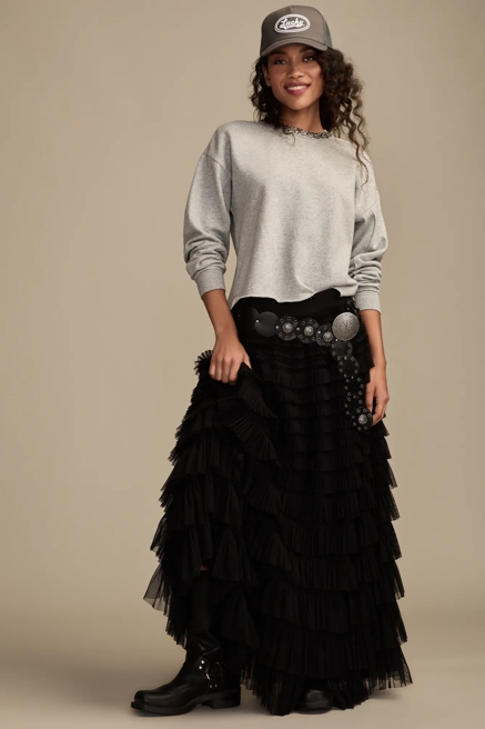 JEWELLED CREW NECK SWEATSHIRT, image 1