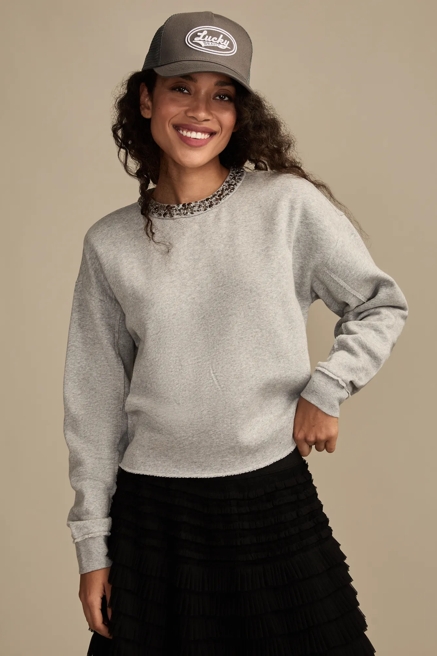 JEWELLED CREW NECK SWEATSHIRT, image 2