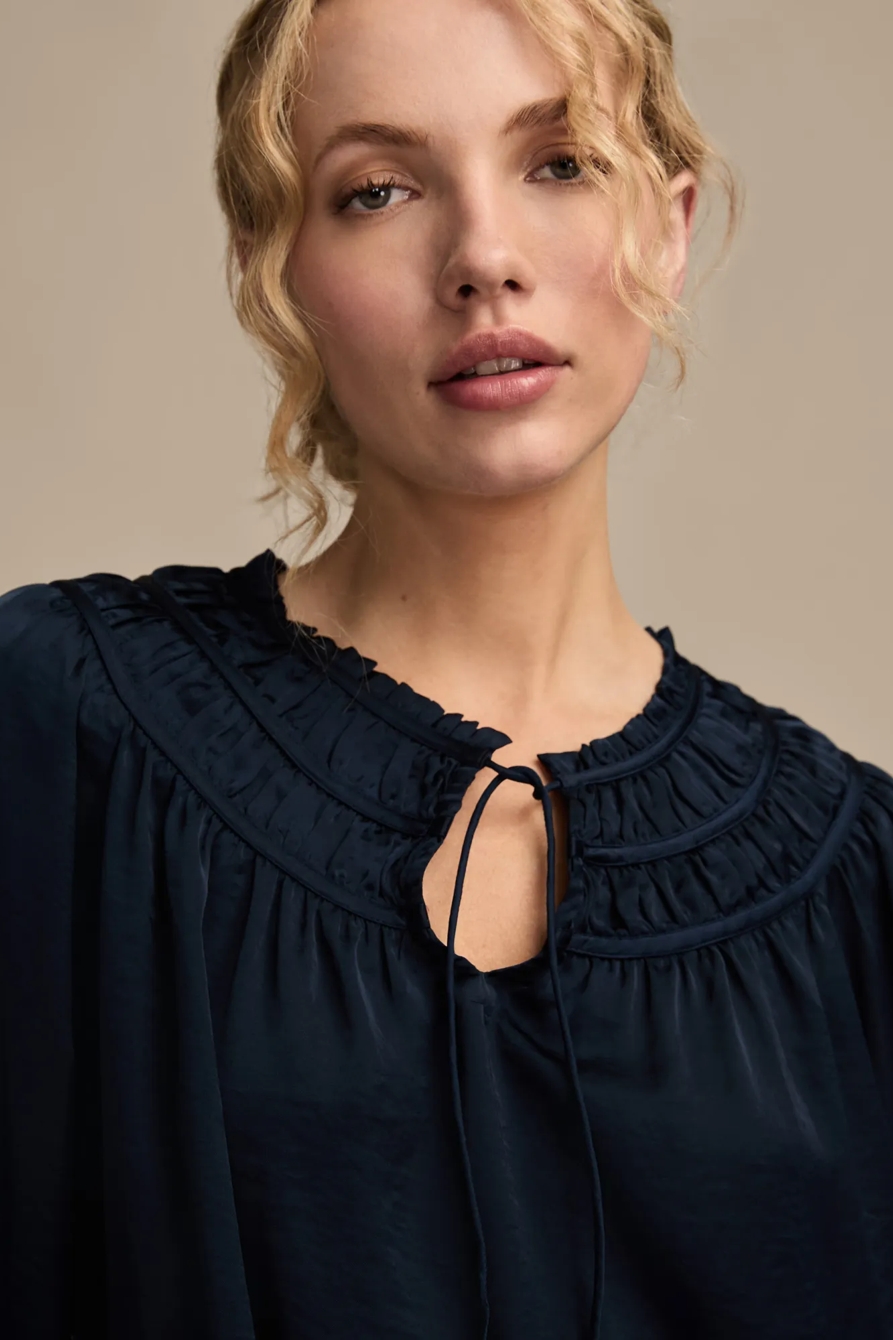 RUCHED PEASANT TOP, image 2