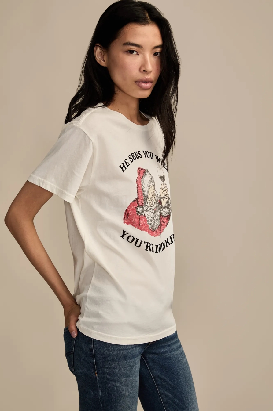 HE SEES YOU WHEN YOU'RE DRINKING CLASSIC CREW, image 4