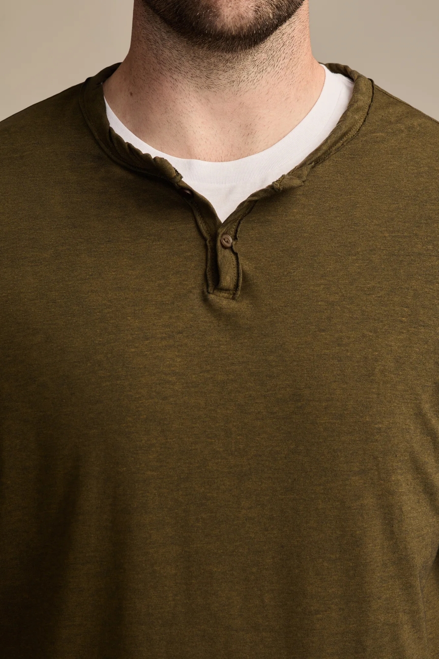 BIG AND TALL VENICE BURNOUT LONG SLEEVE TEE, image 2