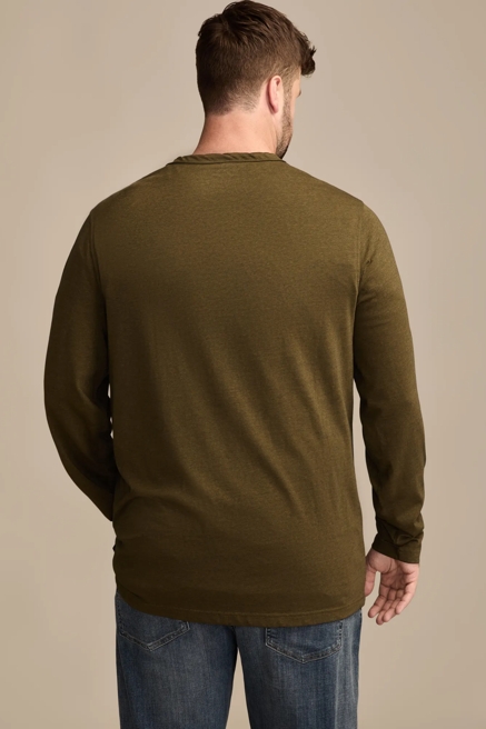 BIG & TALL VENICE BURNOUT LONG SLEEVE TEE, image 3