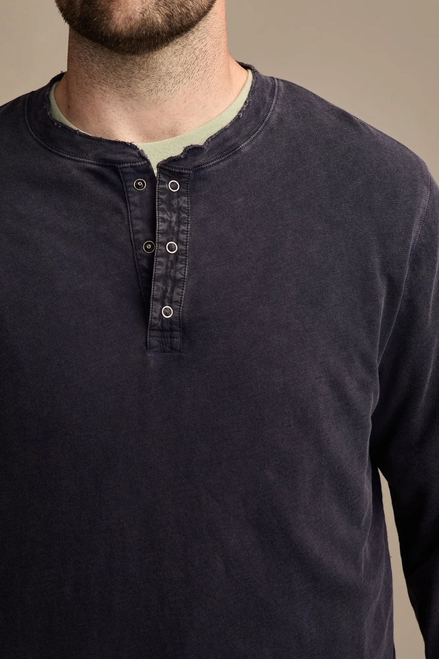 LONG SLEEVE WEEKEND SLUB HENLEY, image 2