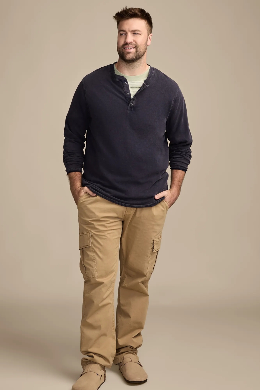LONG SLEEVE WEEKEND SLUB HENLEY, image 5