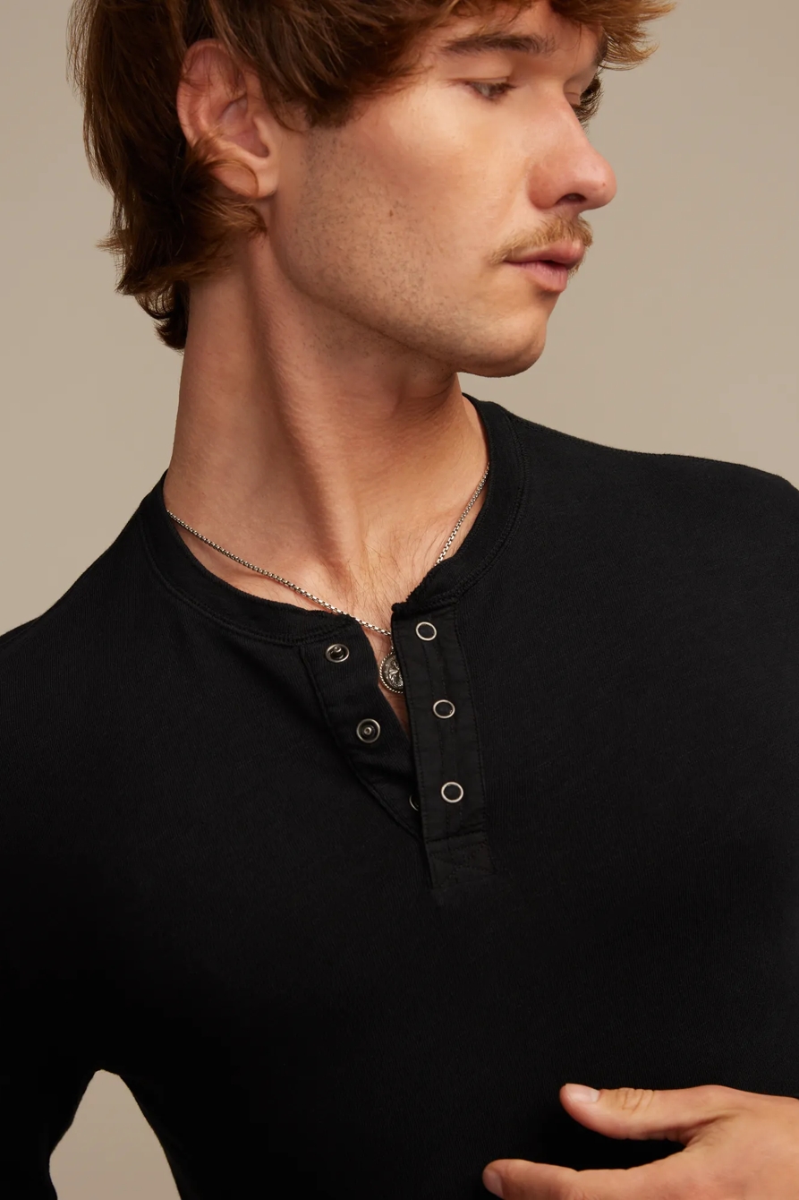 LONG SLEEVE WEEKEND SLUB HENLEY, image 5