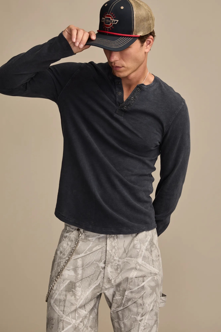 LONG SLEEVE WEEKEND SLUB HENLEY, image 5