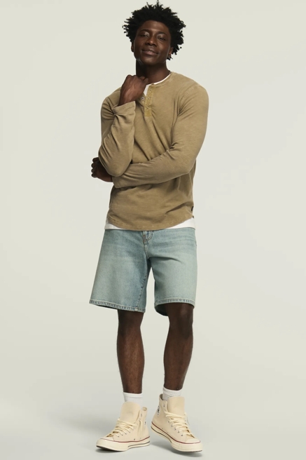 LONG SLEEVE WEEKEND SLUB HENLEY, image 2