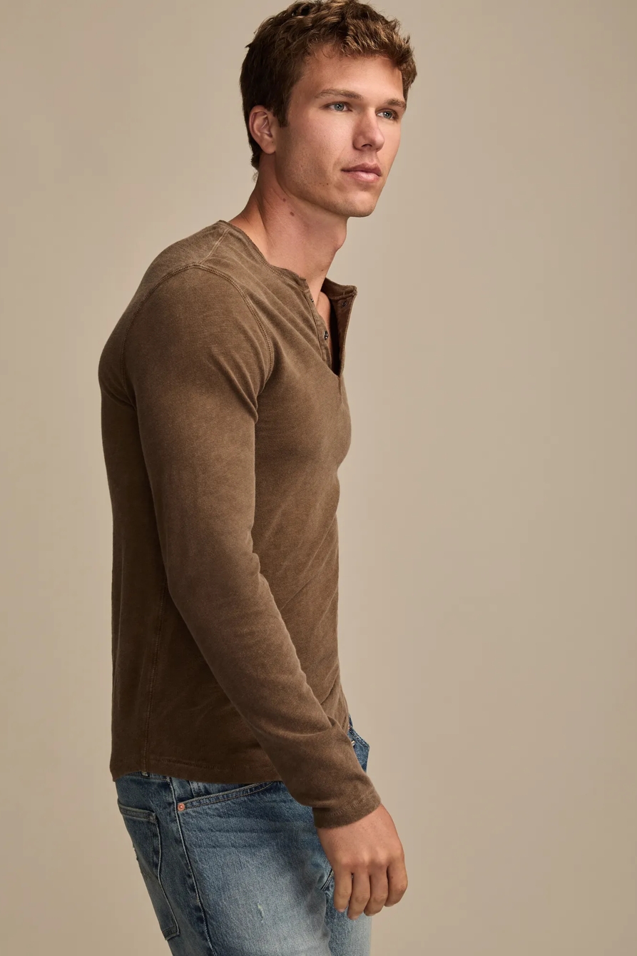 LONG SLEEVE WEEKEND SLUB HENLEY, image 4