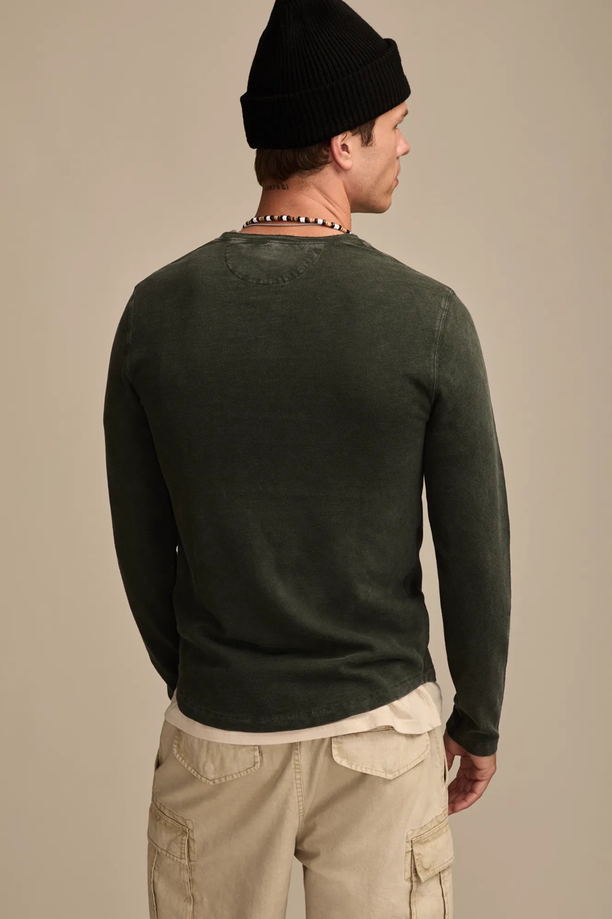 LONG SLEEVE WEEKEND SLUB HENLEY, image 3