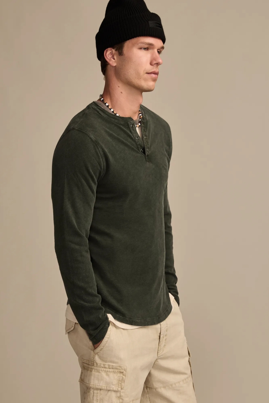 LONG SLEEVE WEEKEND SLUB HENLEY, image 4