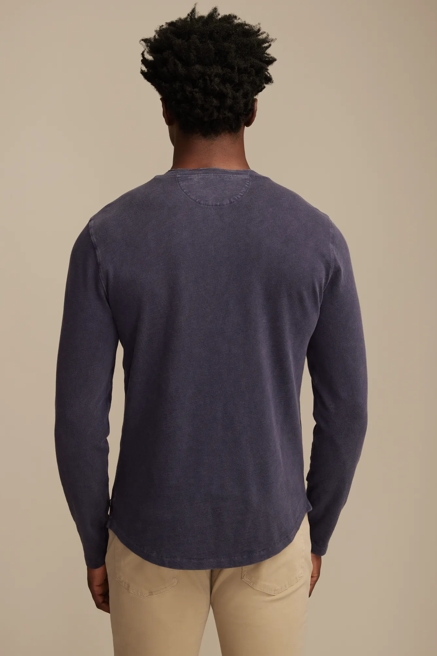 LONG SLEEVE WEEKEND SLUB HENLEY, image 3