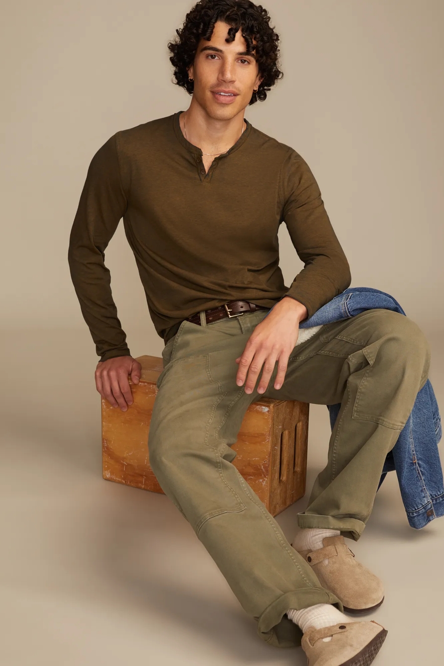 VENICE BURNOUT NOTCH NECK LONG SLEEVE, image 5