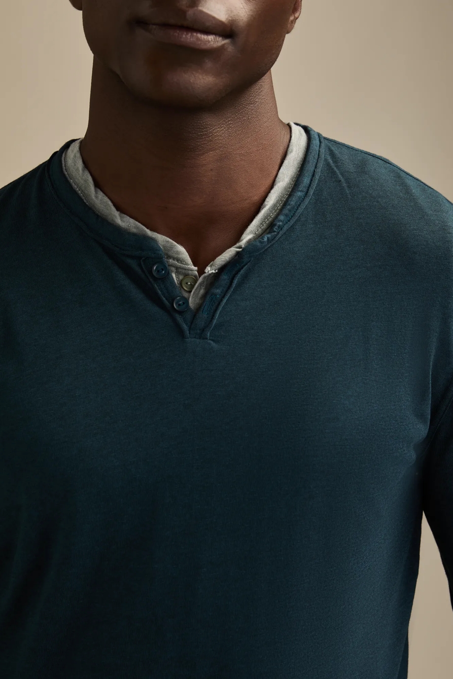 VENICE BURNOUT NOTCH NECK LONG SLEEVE, image 2