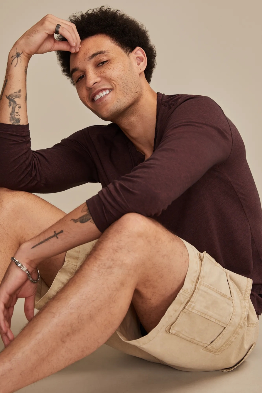 VENICE BURNOUT NOTCH NECK LONG SLEEVE, image 5