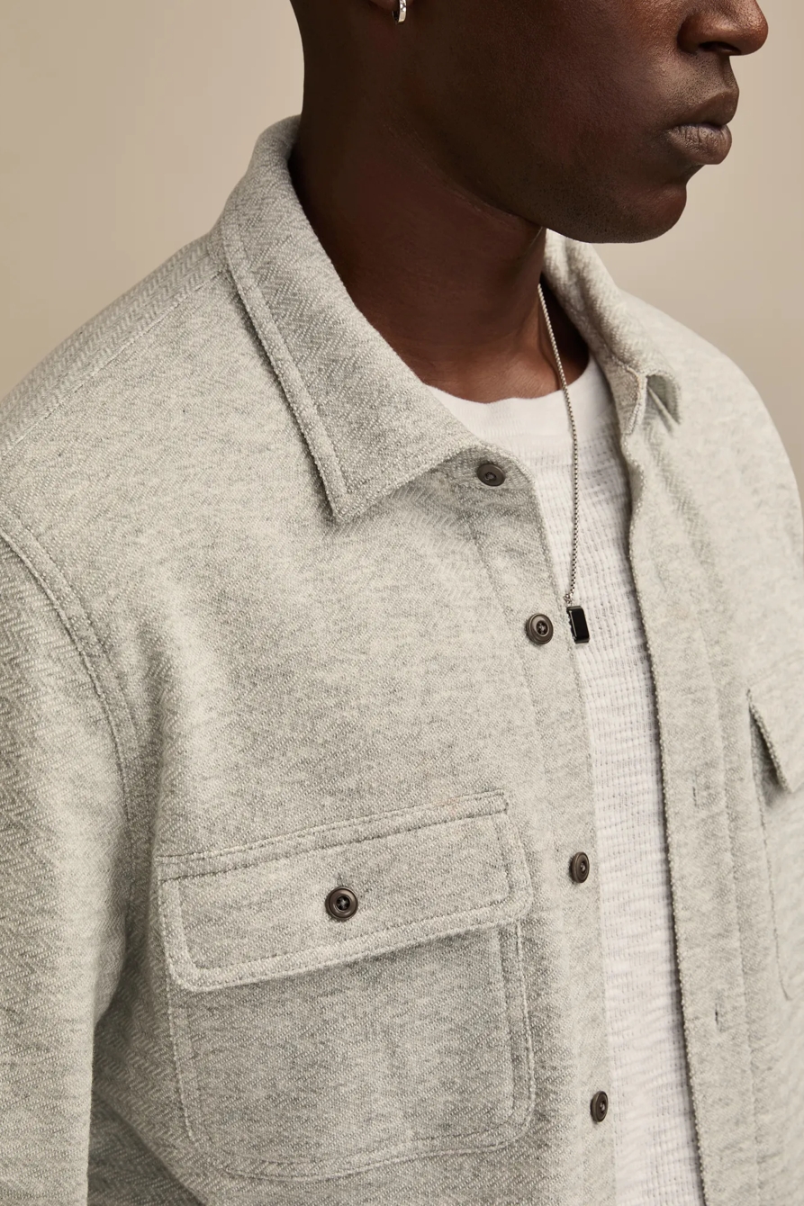 HERRINGBONE KNIT SHIRT, image 2