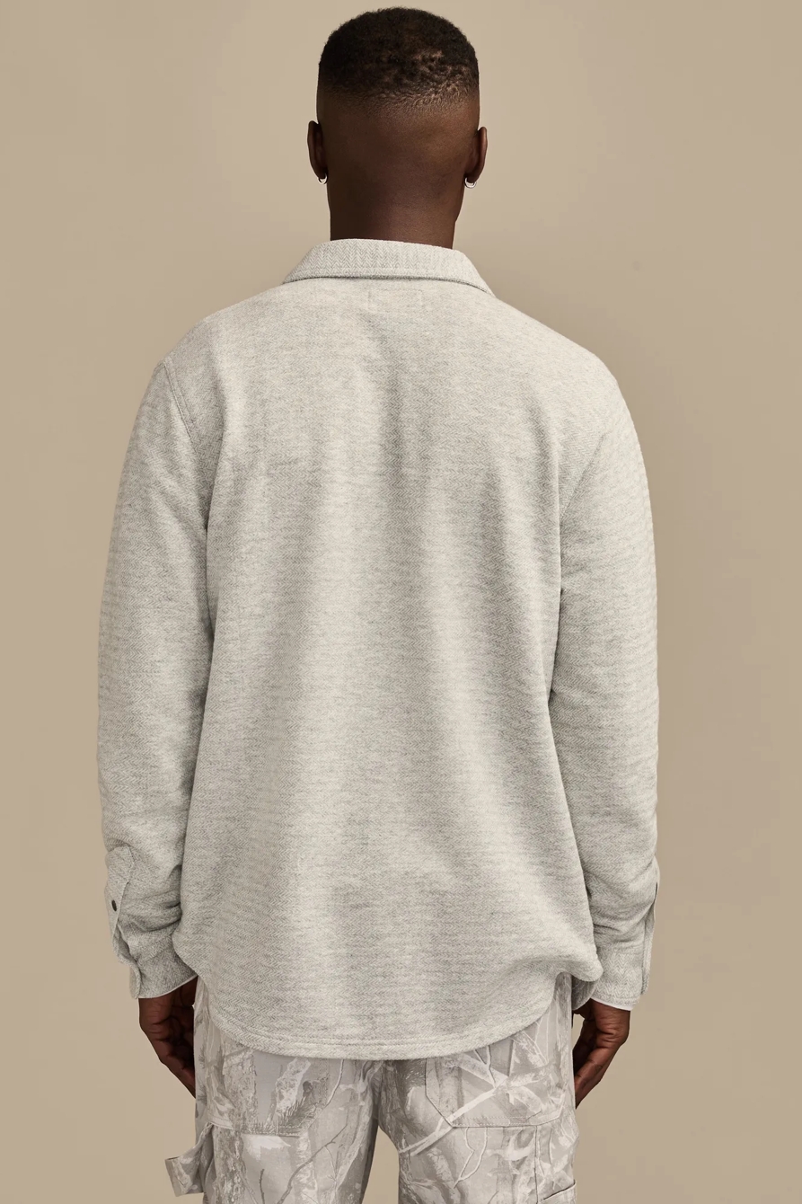 HERRINGBONE KNIT SHIRT, image 3