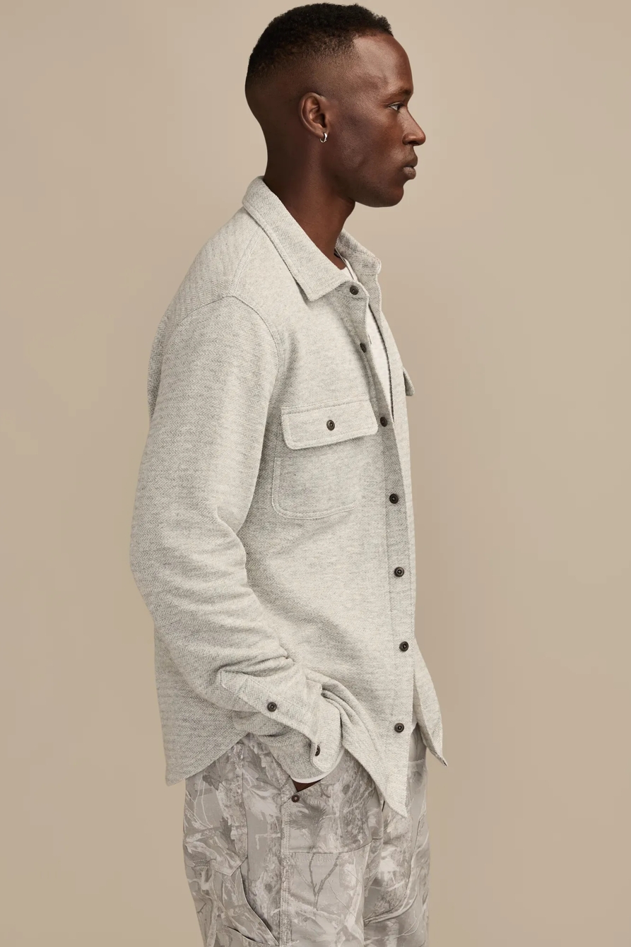 HERRINGBONE KNIT SHIRT, image 4