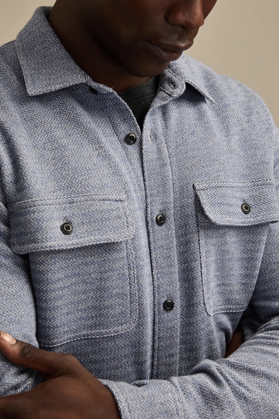HERRINGBONE KNIT SHIRT, image 3