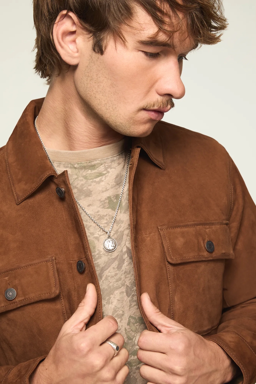 SUEDE SHIRT JACKET, image 2