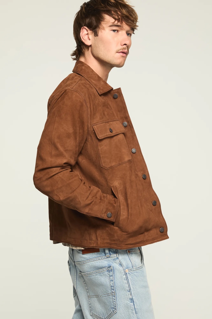 SUEDE SHIRT JACKET, image 5