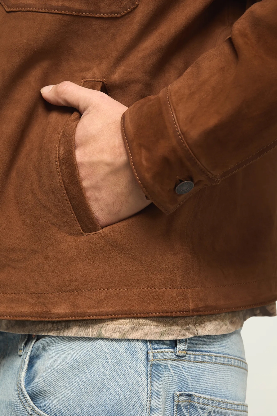 SUEDE SHIRT JACKET, image 6