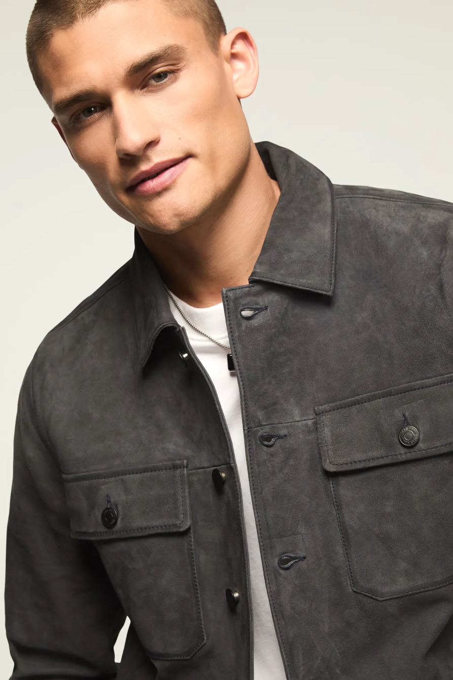 SUEDE SHIRT JACKET, image 2