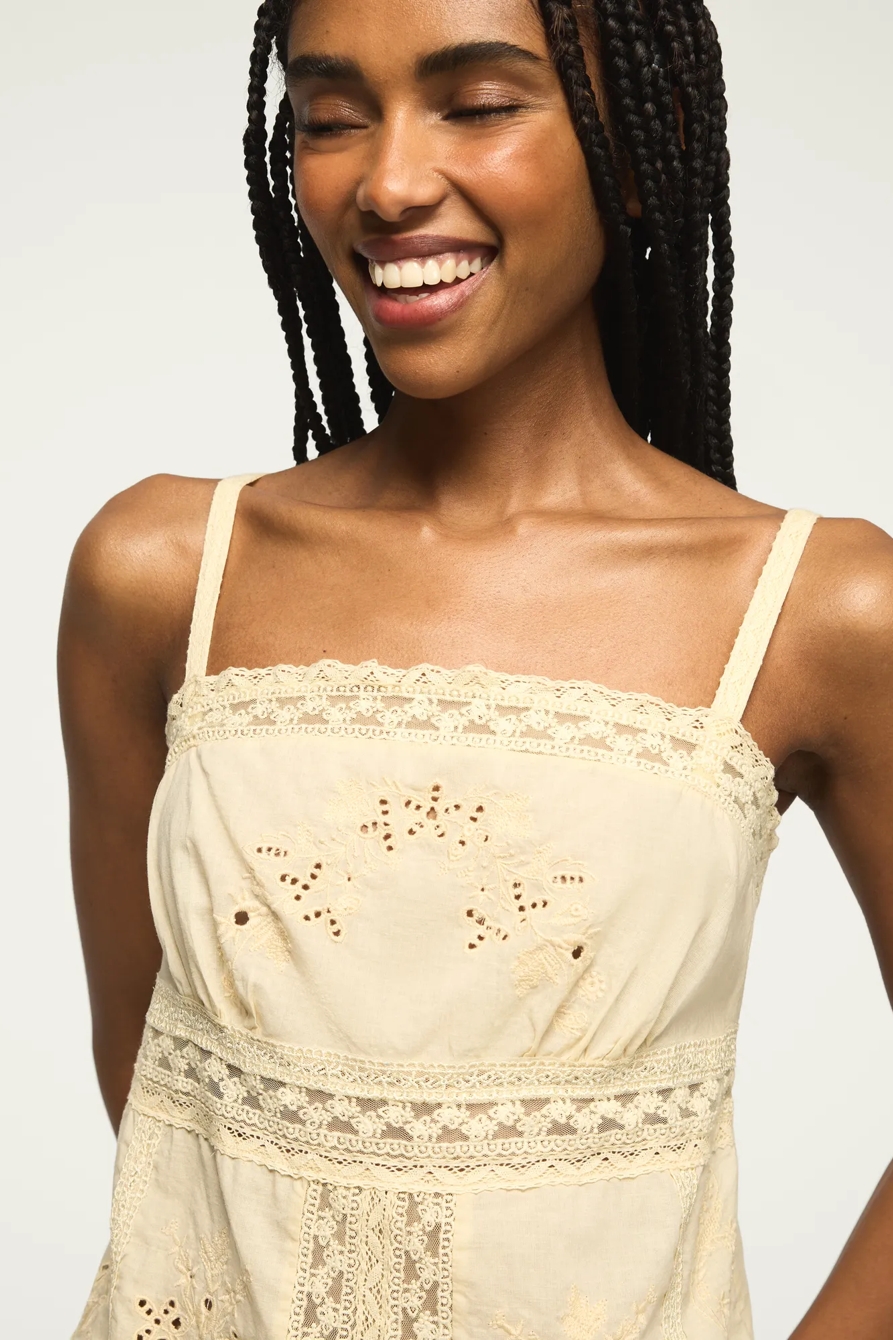 FESTIVAL CUTWORK CAMI TOP, image 2