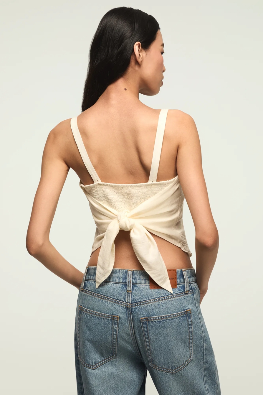 FESTIVAL EMBROIDERED HALTER TOP, image 2