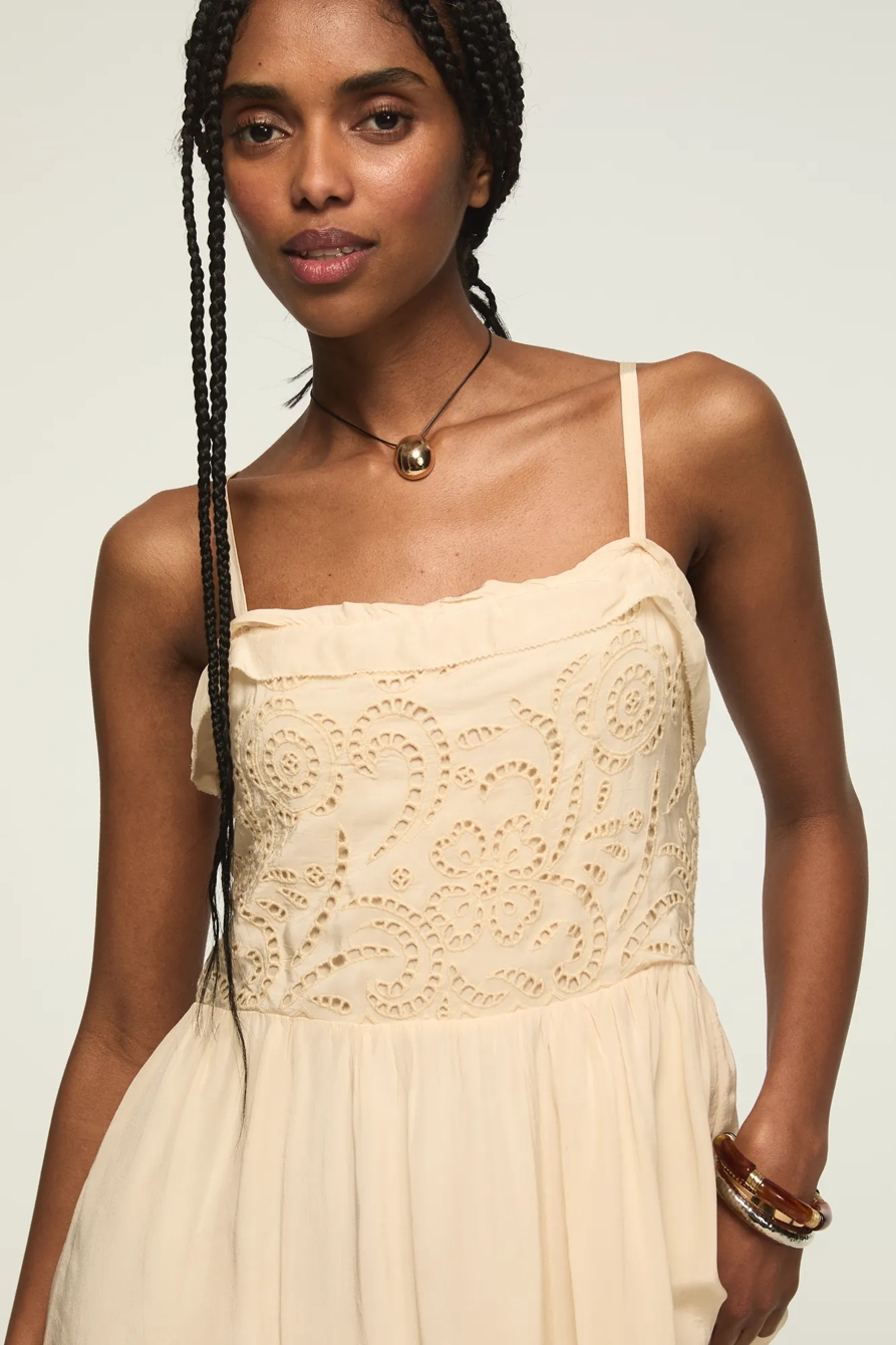 CUTWORK MIDI DRESS, image 2