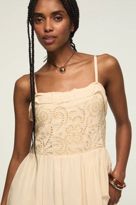 CUTWORK MIDI DRESS, image 2