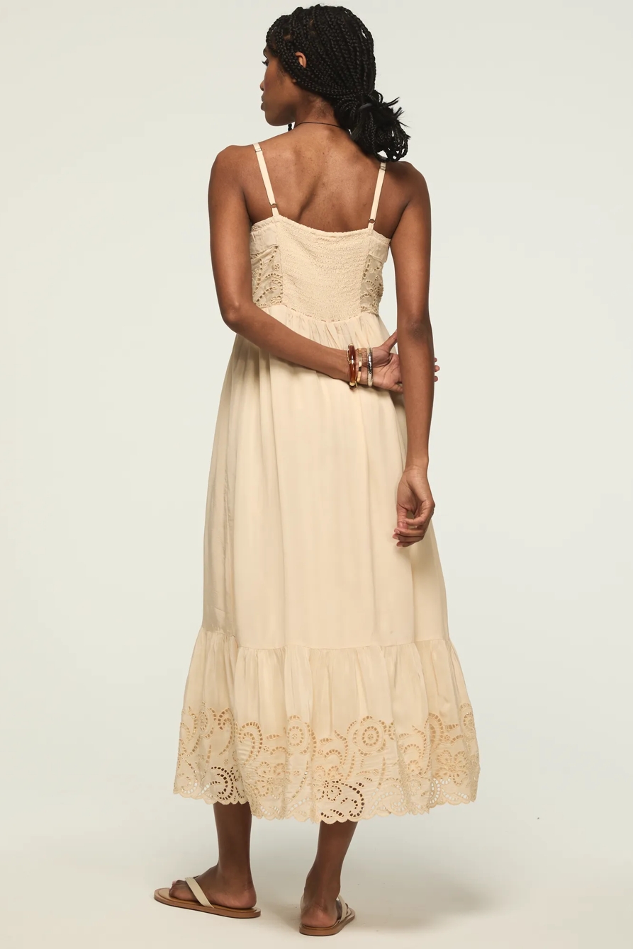 CUTWORK MIDI DRESS, image 3