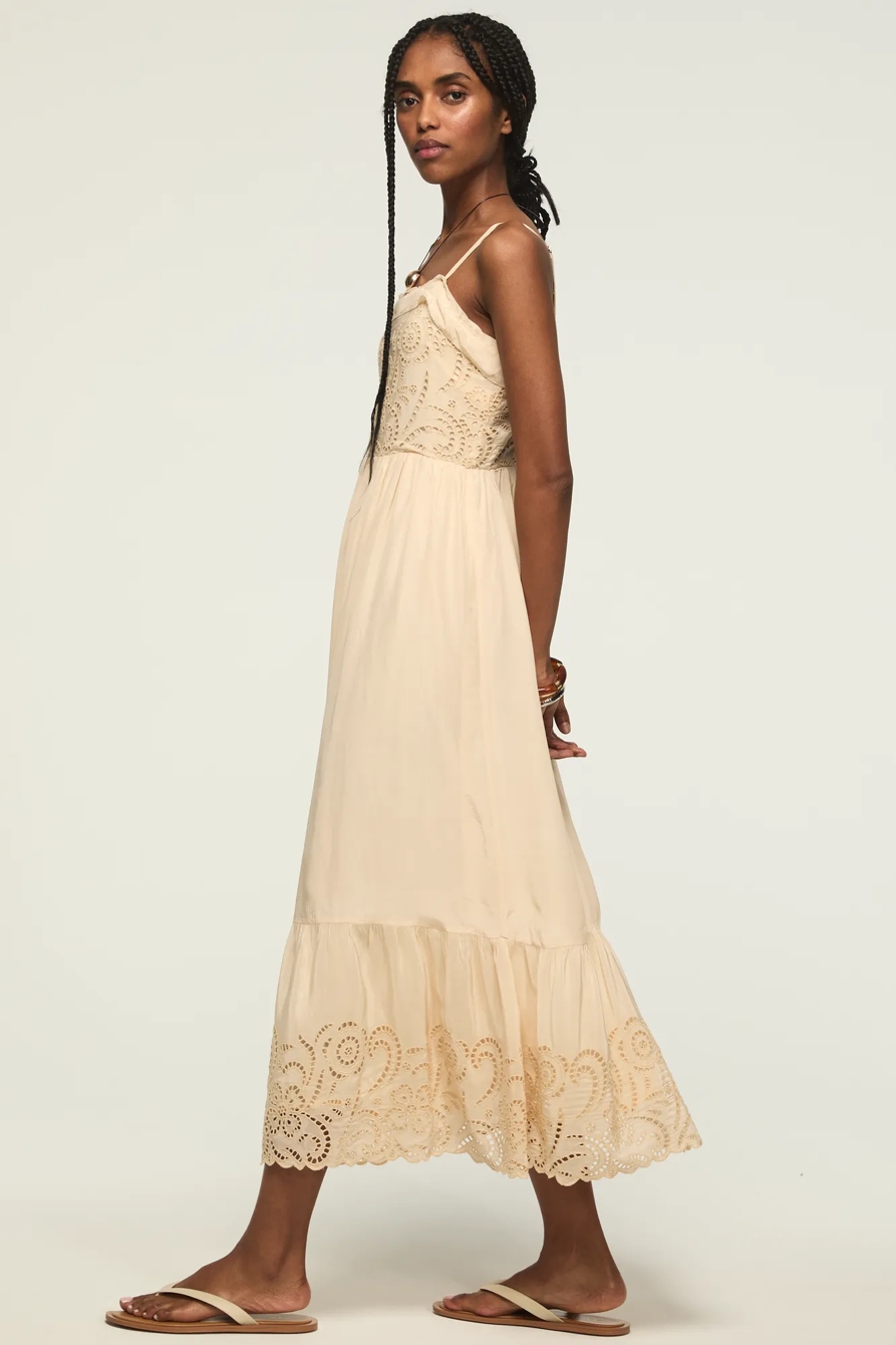 CUTWORK MIDI DRESS, image 4