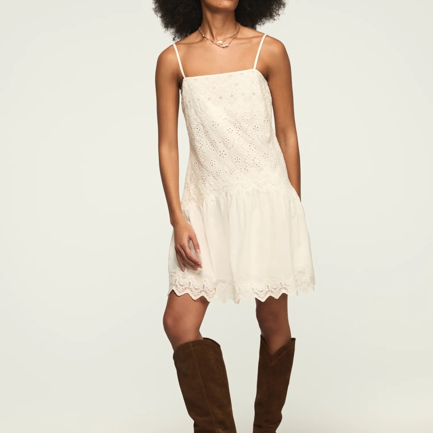 Lucky Brand Festival Lace Mini Dress - Women's Clothing Dresses Mini Dress