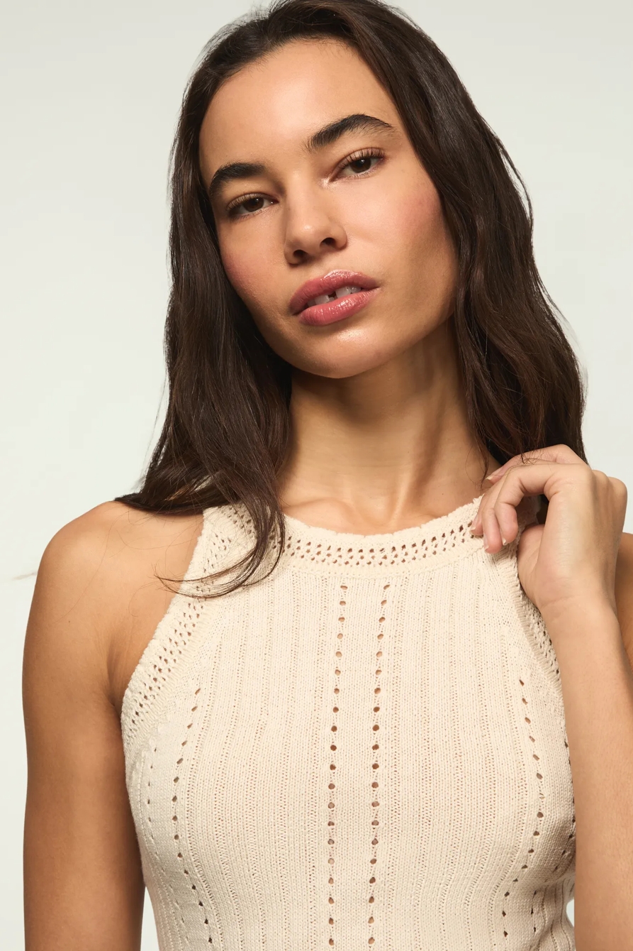 SCOOP NECK SWEATER TANK, image 2