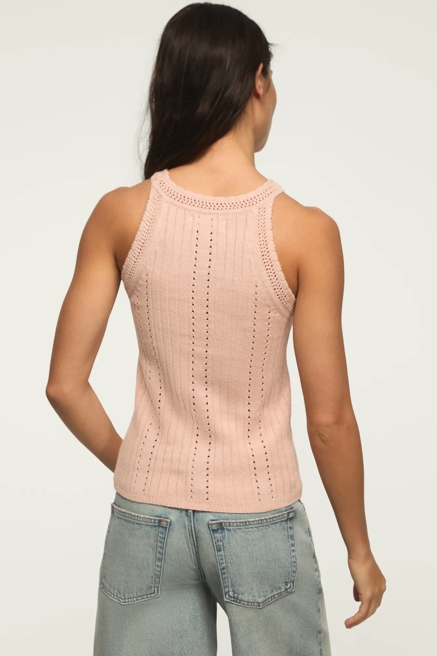 SCOOP NECK SWEATER TANK, image 3